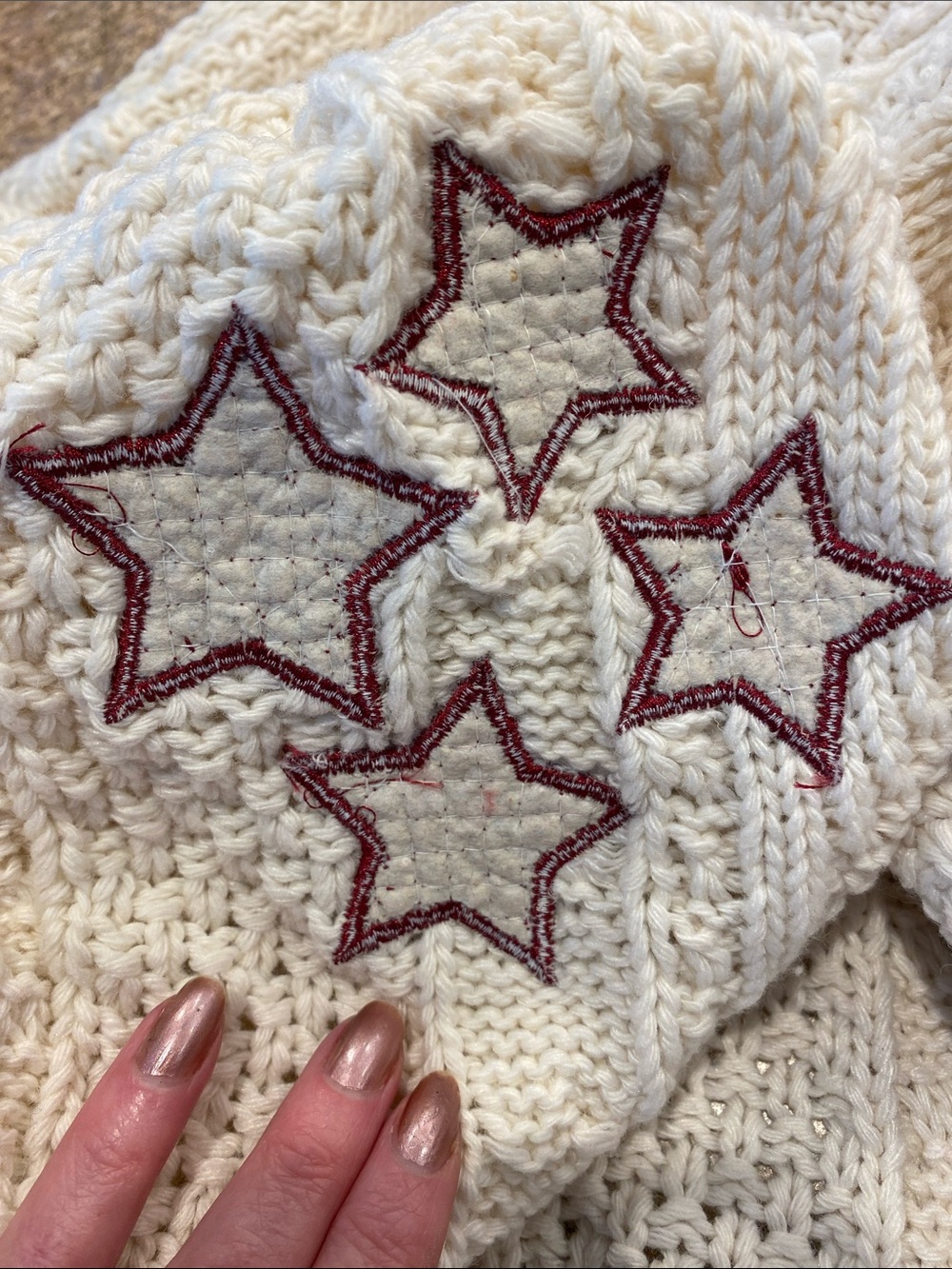 Taylor Swift Original 2021 Release Red TV Cardigan MD/LG RN162098 Stars - Picture 12 of 17